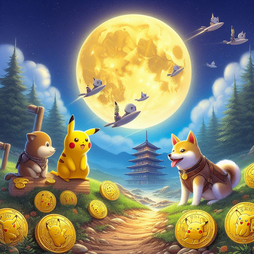 The Tale of Pikachu and Shiba: A Journey to the Moon