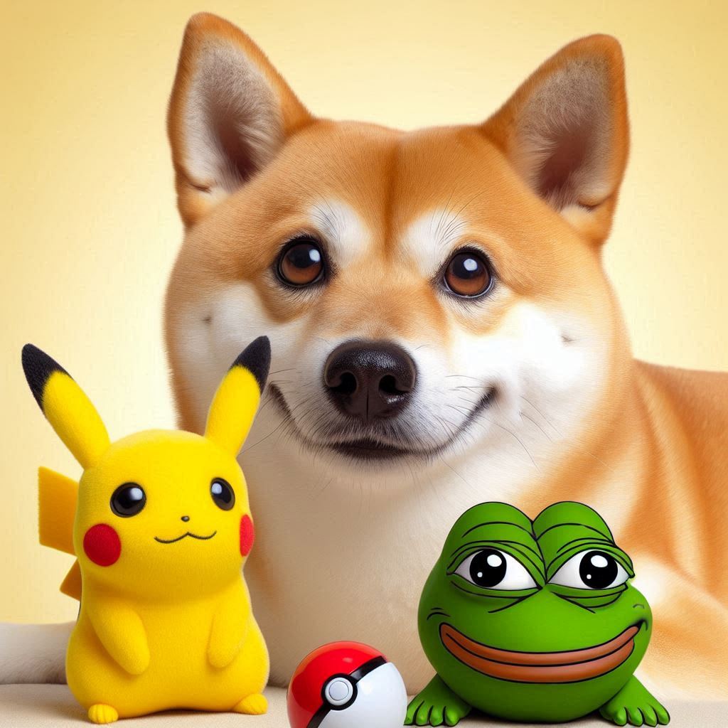 The Quest of Pikachu, Shiba, and Pepe: A Tale of Friendship and Bravery